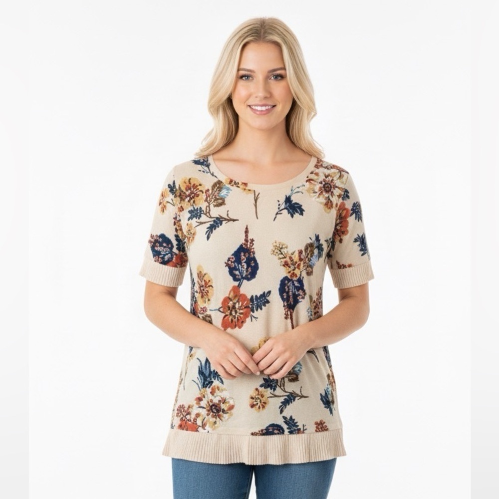 JODIFL floral top size medium